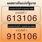 ผลการออกสลาก 1 สค 64